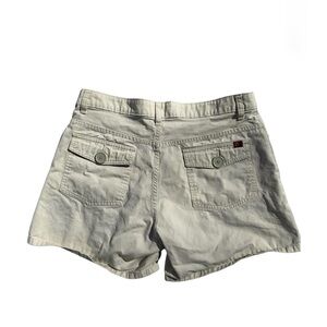 nautica vintage beige high waisted cargo shorts